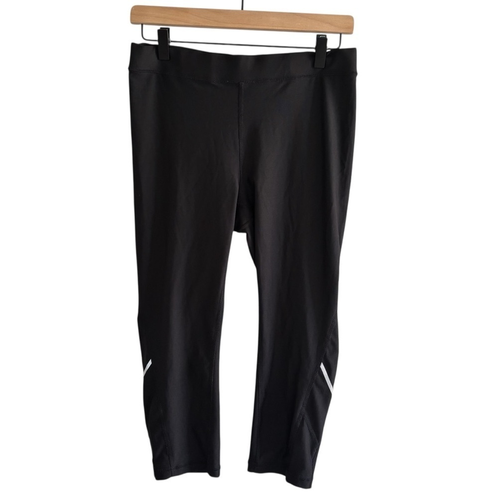 Xersion Black Fitted Athletic Leggings Exercise Gym Workout Women’s Size Medium